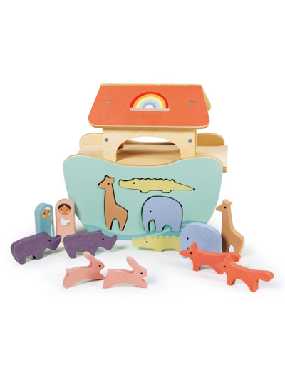 Tender Leaf Toys Kids' Little Noah's Ark Playset In Neutral