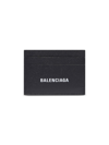Balenciaga Men's Cash Card Holder In Black White