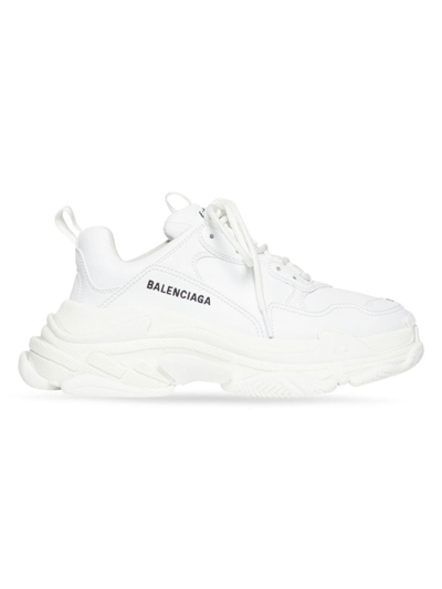 Balenciaga Women's Triple S Sneaker In White