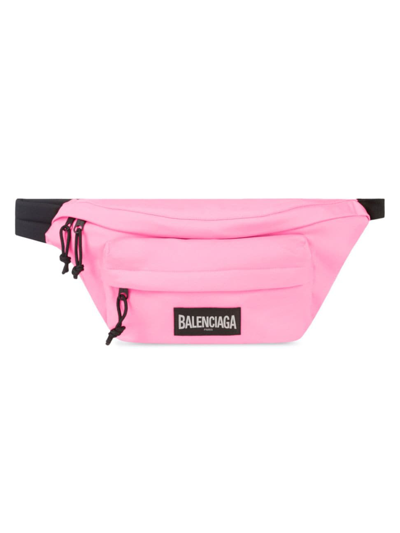 Balenciaga Men's Oversized Xxl Beltpack In Pink