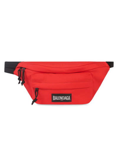 Balenciaga Xxl Oversized Belt Bag In Bright Red