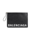 BALENCIAGA WOMEN'S CASH LARGE POUCH WITH HANDLE