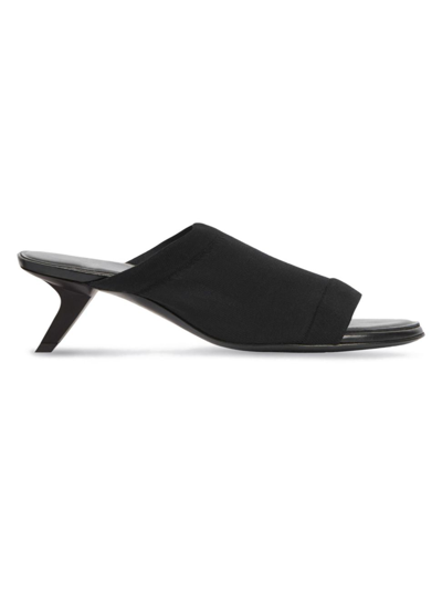 Balenciaga Void Stretch Sandal In Black