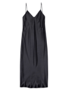 Balenciaga Women's Midi Dress In Black