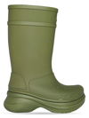 Balenciaga Men's Crocs Boot In Army Green