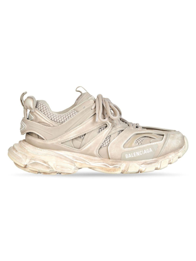 Balenciaga Men's Track Sneaker Recycled Sole In Faded Beige