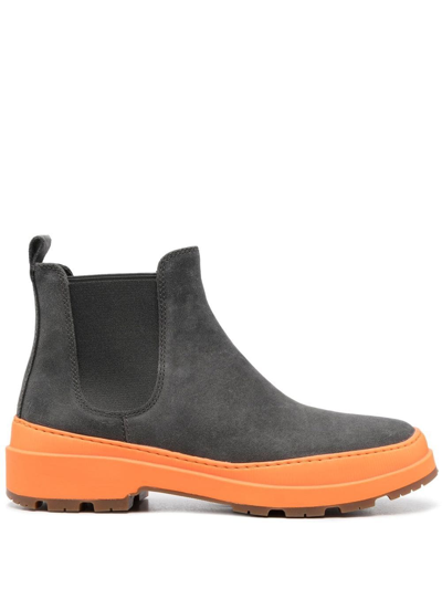 Camper Brutus Trek Ankle Boots In Grey