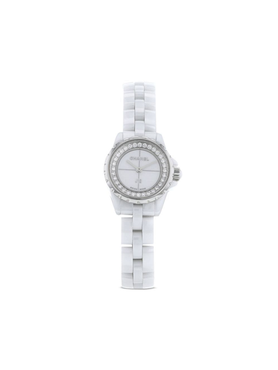 Pre-owned Chanel 2021  Small  J12 In White