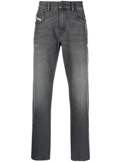 Diesel 2019 D-strukt 09e75 Slim-cut Jeans In Grey