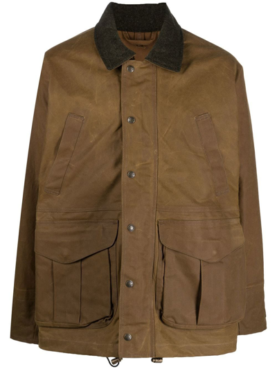 Filson Waxed Cotton Field Jacket In Brown | ModeSens