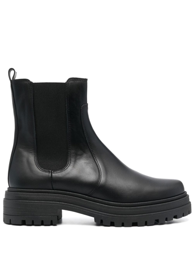 Tila March Sasha Leather Chelsea Boots In Black