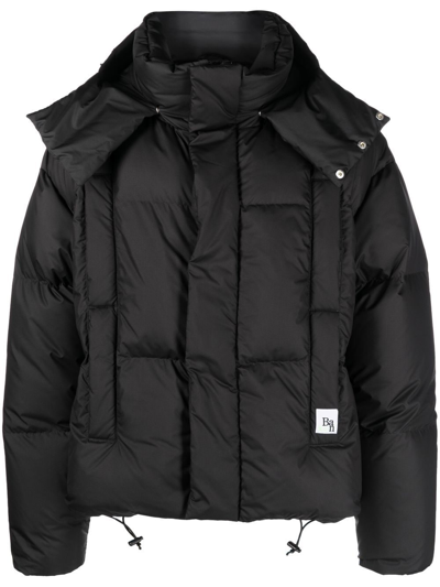 Bacon Andrew Hooded Padded Jacket In Black