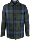 ASPESI PLAID VIRGIN-WOOL SHIRT JACKET