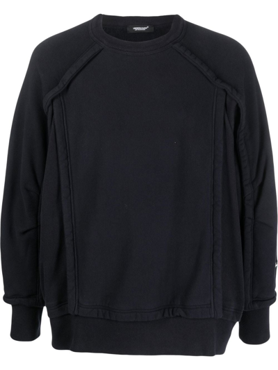 Undercover Black Paneled Sweatshirt