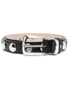 Khaite Cintura Con Borchie The Benny In Black