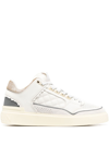 Balmain Leather Sneakers In White
