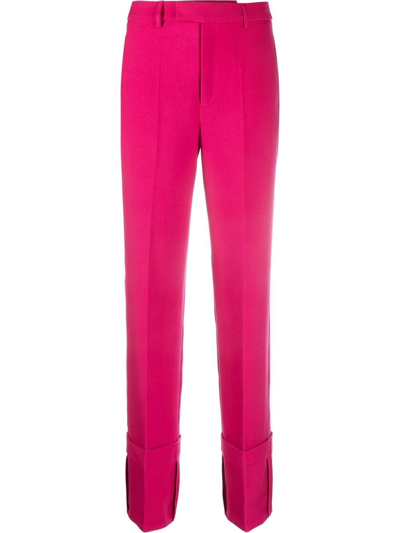 Bite Studios High-waisted Tailored Trousers In Pink