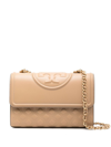 Tory Burch Fleming Convertible Shoulder Bag In Neutrals