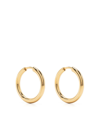 TOM WOOD SMALL CLASSIC THICK HOOP EARRINGS