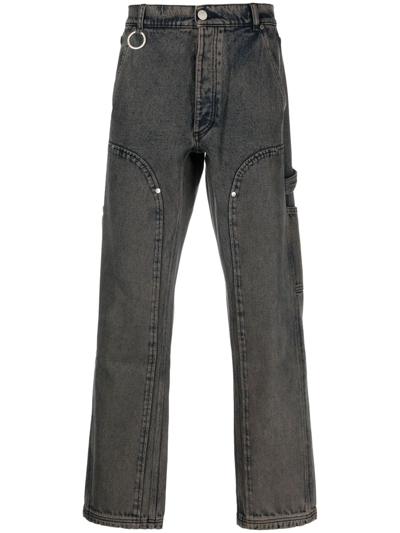 Etudes Studio Straight-leg Organic Cotton Jeans In Brown