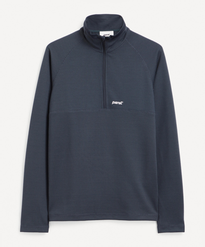 Parel Studios Nevis Quatre Zip Shirt In Navy