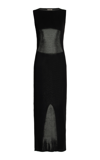 St Agni Women's Cutout Knit Midi Dress In Black