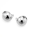 Ippolita Classico Sterling Silver Spherical Clip-on Earrings In Silver