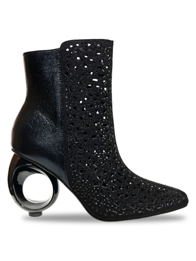 Lady Couture Women's Breeze Studded Ankle Boots In Black