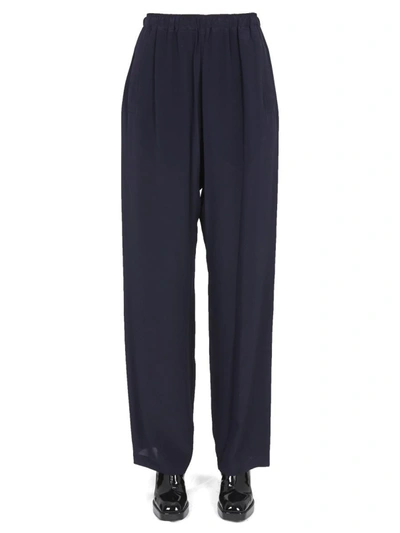 Vivienne Westwood Elastic Waist Wide-leg Trousers In Black