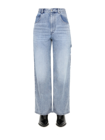 Isabel Marant Paryama High-rise Straight-leg Jeans In Blu