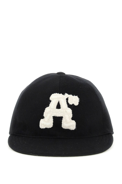 Agnona Cashmere Baseball Cap In Black