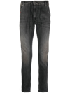 Diesel Krooley Joggjeans® Tapered-leg Jeans In Black