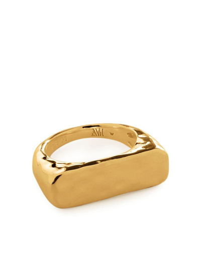 Monica Vinader Gold Havana Ring