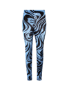 Philosophy Di Lorenzo Serafini Velvet Swirl-print Leggings In Multicolor