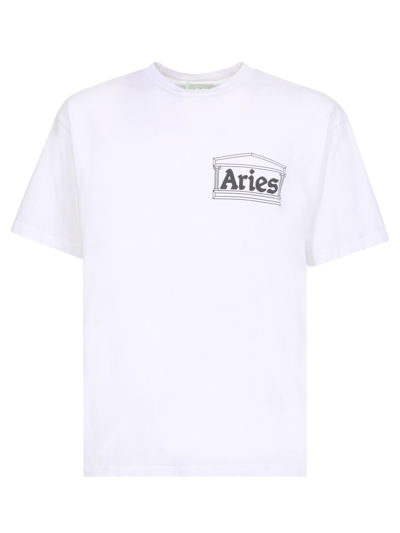 Aries Im With  T-shirt In White