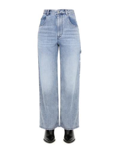 Isabel Marant Paryama High-rise Straight-leg Jeans In Blu