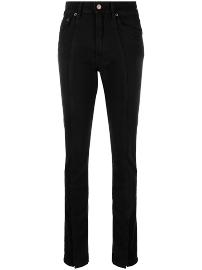 Polo Ralph Lauren High-rise Slim Jeans In Black