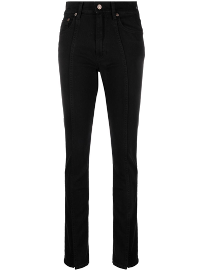 Polo Ralph Lauren high rise ankle skinny fit jeans in black