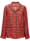 La Doublej Silk Pajama In Red
