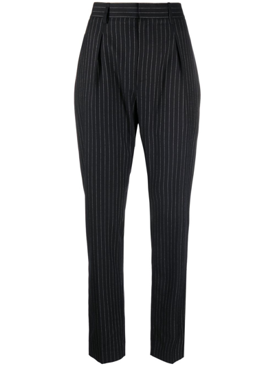 Ralph Lauren High-waisted Tailored Trousers In Black