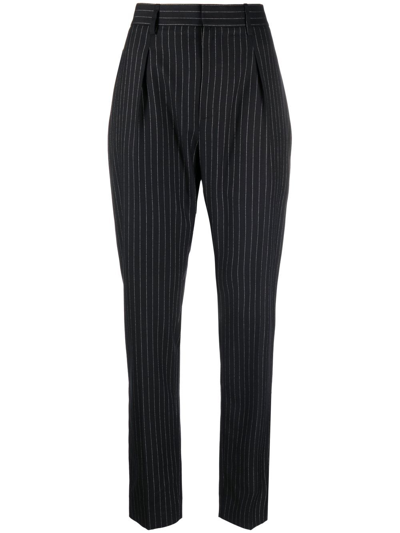 Polo Ralph Lauren High-waisted Tailored Trousers In Black