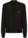 Dolce & Gabbana Dg Essential Puffer Jackets Black In Black