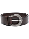 Orciani Bull Soft Belt In Brown