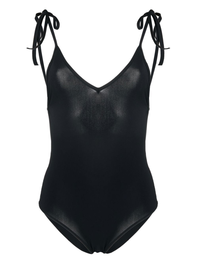 ISABEL MARANT SWAN SPAGHETTI-STRAP SWIMSUIT