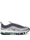 Nike Air Max 97 "metallic Silver/chlorine Blue" Sneakers In Grey