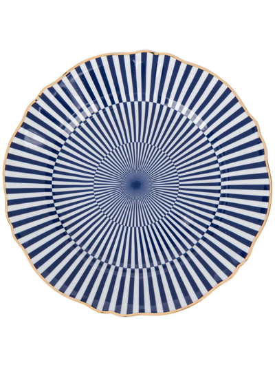 Bitossi Home Arcano Plate In Blue,multi