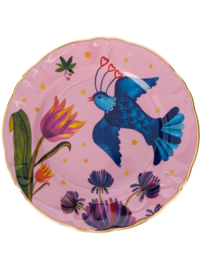 Bitossi Home Fruit Plate In Pink