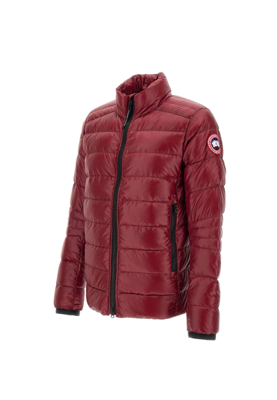 Canada Goose Crofton Down Parka In Inferno Red