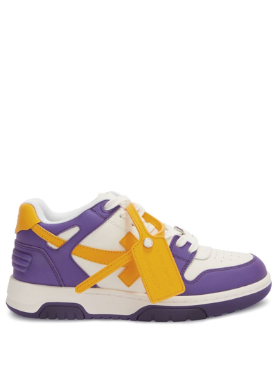 Off-white Out Of Office Calf Leather In Purple
