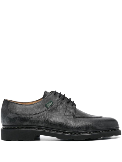 Paraboot Avignon Leather Derby Shoes In Black